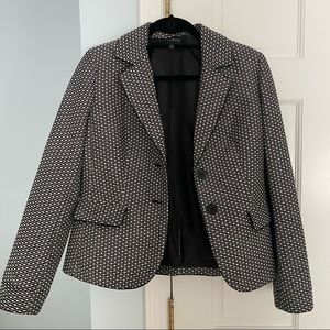 Talbots Black and White Blazer